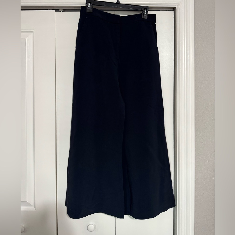 Rosetta Getty Navy Wide-Leg Pants - Picture 2 of 5